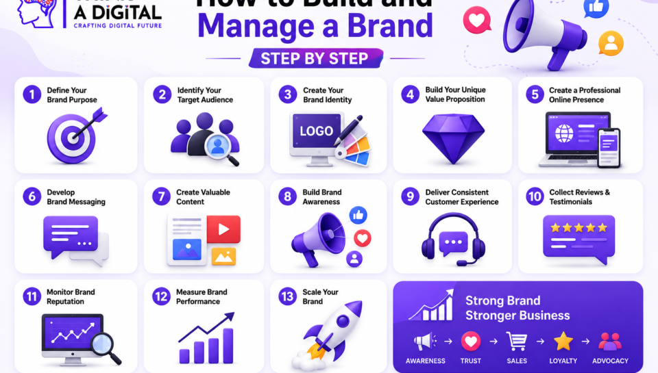 How to Build and Manage a Brand Step by Step