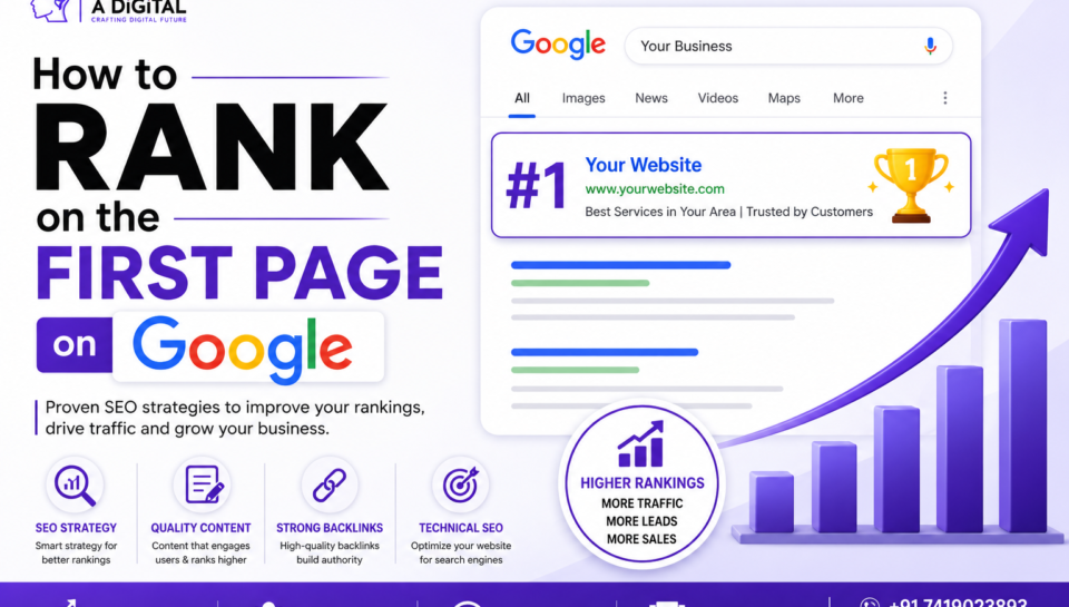 How to Rank on the first page on Google